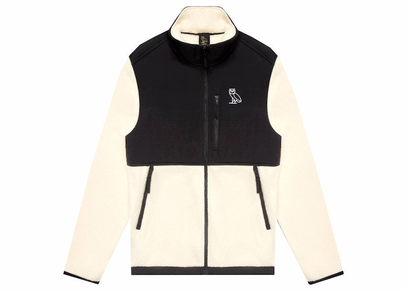 OVO Polartec Fleece Nylon Jacket Cream