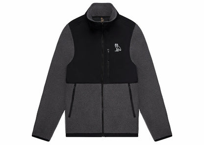 OVO Polartec Fleece Nylon Jacket Heather Grey
