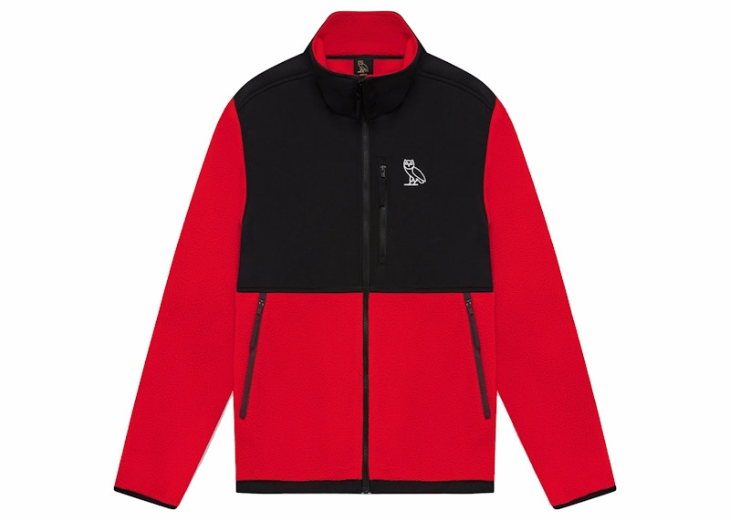 OVO Polartec Fleece Nylon Jacket Red