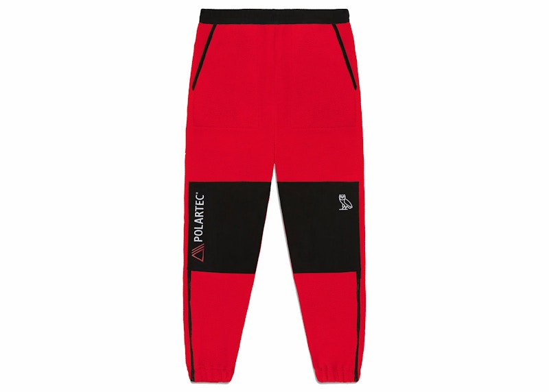OVO Polartec Fleece Nylon Pant Red