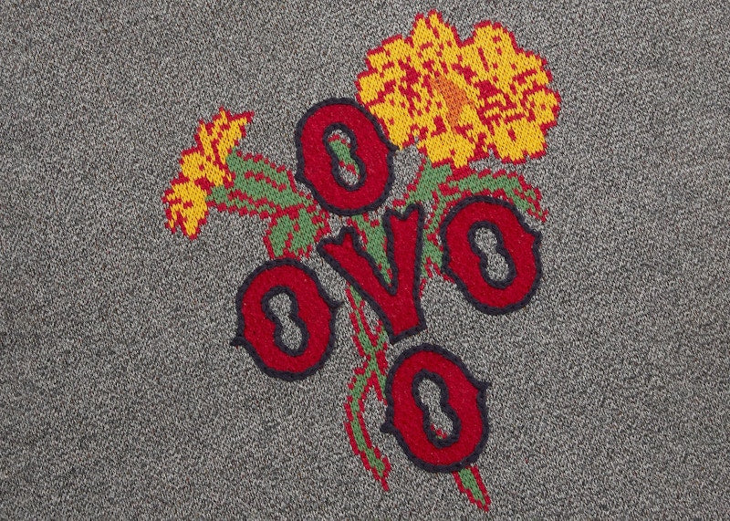 OVO Pom Pom Marigold Sweater Grey Marl