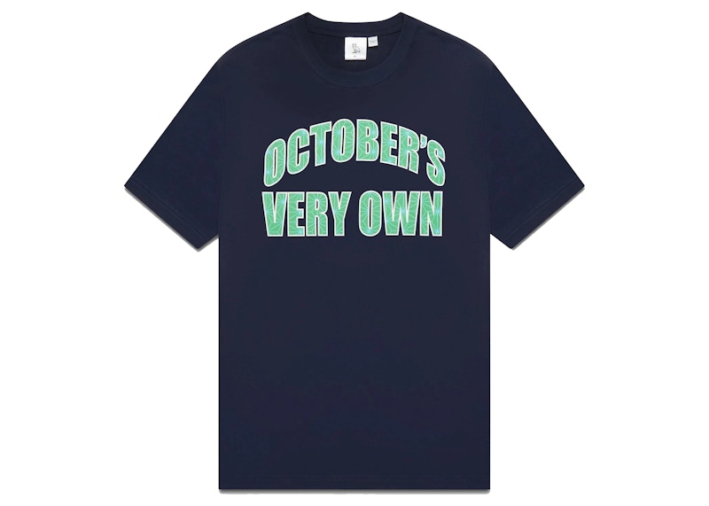 OVO Power And Respect Arch T-shirt Navy