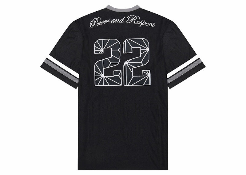 OVO Power And Respect Football Jersey Black