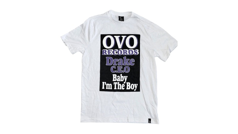 OVO Records Drake CEO Friends & Family Exclusive T-shirt White