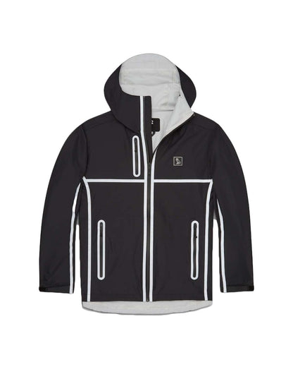 OVO Reflective Taping Rain Shell Black