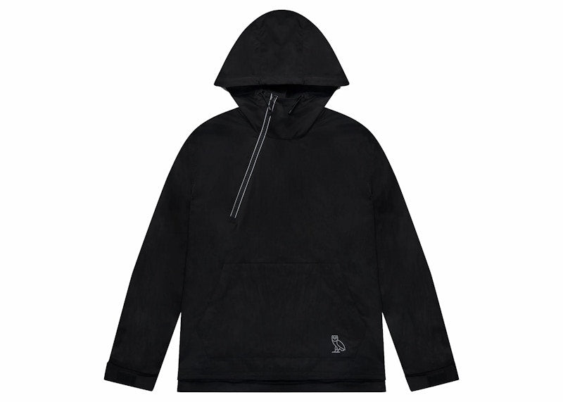 OVO Reflective Zip Anorak Black