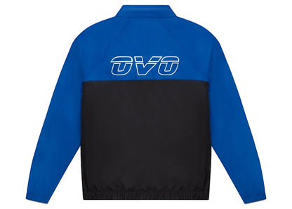 OVO Ripstop Nylon Track Jacket Black/Royal Blue