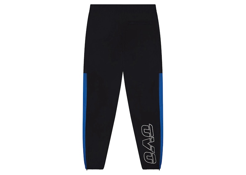 OVO Ripstop Nylon Track Pant Black/Royal Blue
