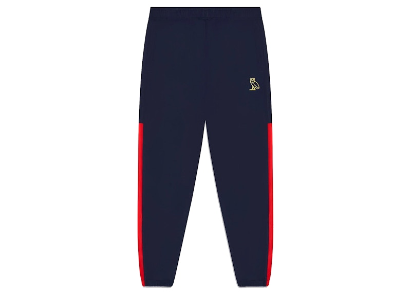 OVO Ripstop Nylon Track Pant Navy/Red