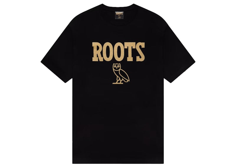 OVO Roots Athletics Owl T-Shirt Black