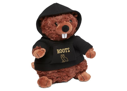 OVO Roots Beaver Stuffie Black