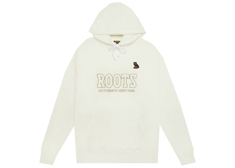 OVO Roots Owl Patch Hoodie Cream