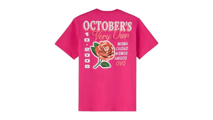 OVO Rose Drop T-shirt (FW25) Pink