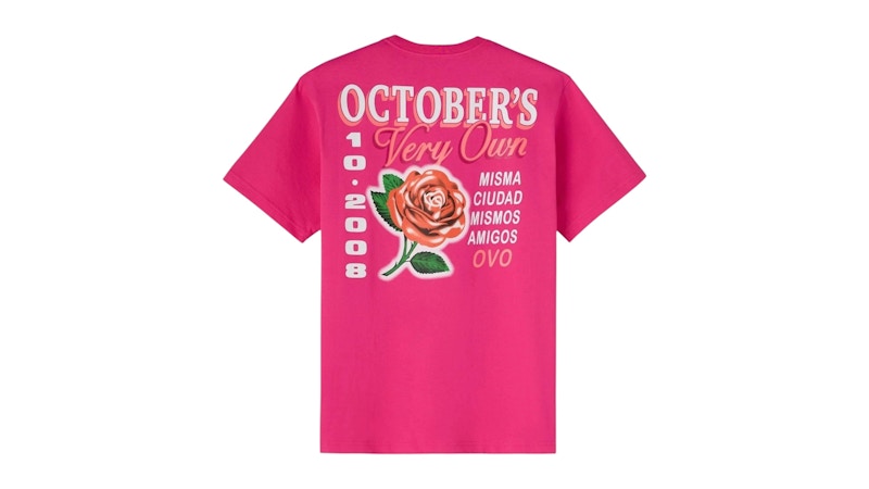 OVO Rose Drop T-shirt (FW25) Pink