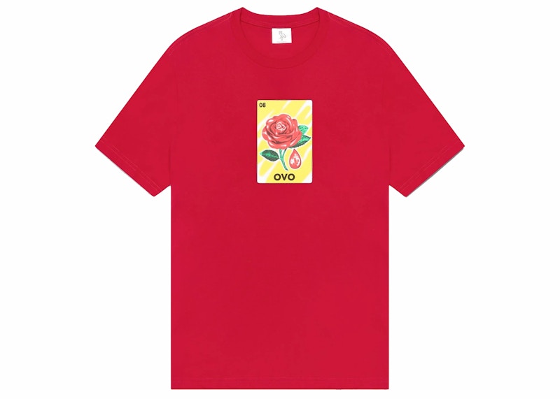 OVO Rose T-shirt Red