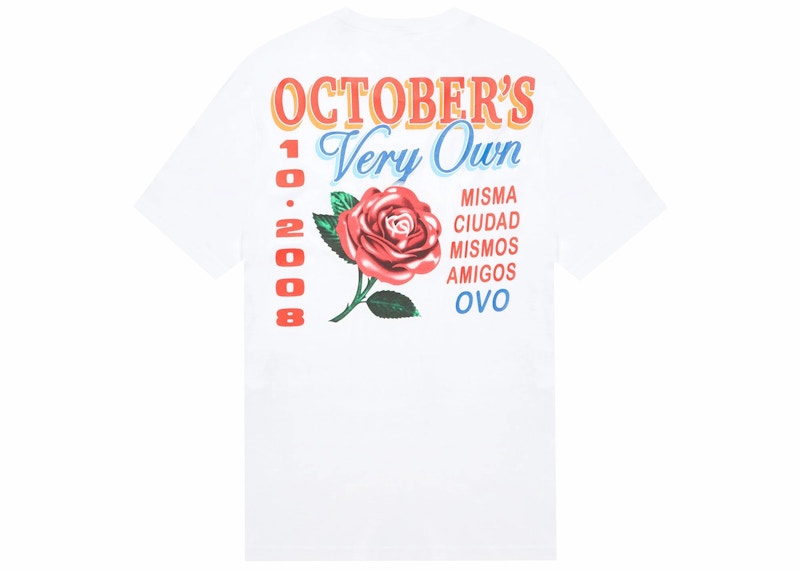 OVO Rose T-shirt White