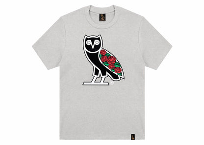 OVO Sandra's Rose OG Owl Tee Grey