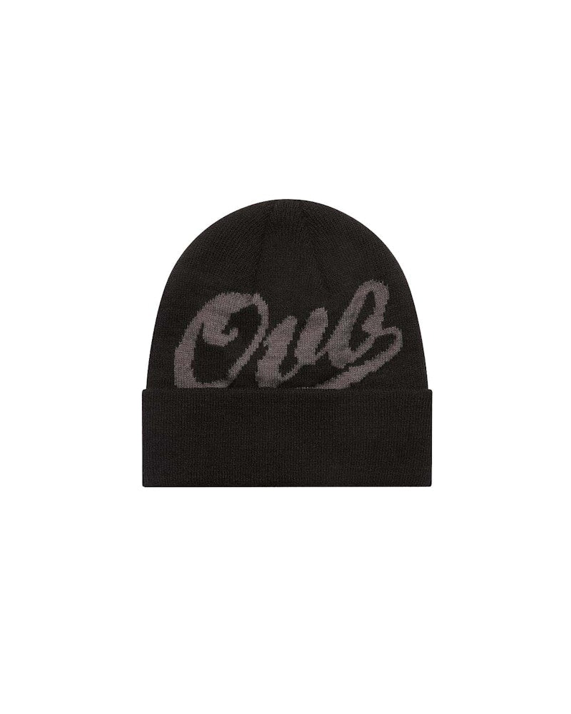 OVO Script Beanie Black