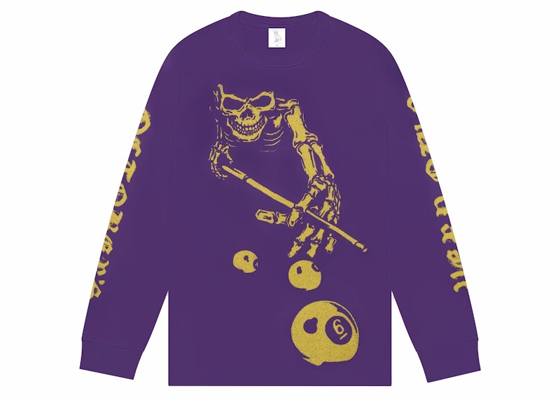 OVO Skeleton Longsleeve T-shirt Purple