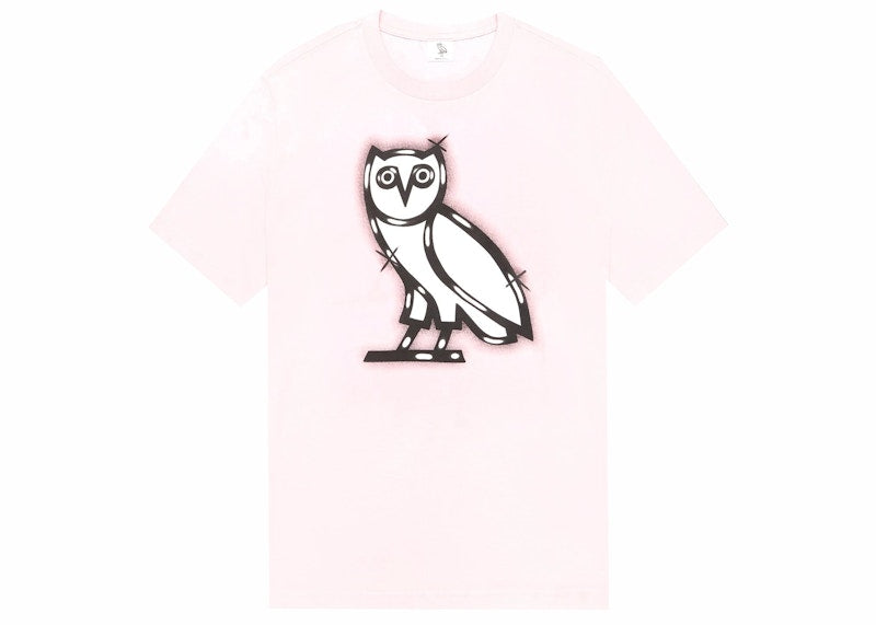 OVO Smoke Owl T-shirt Pink
