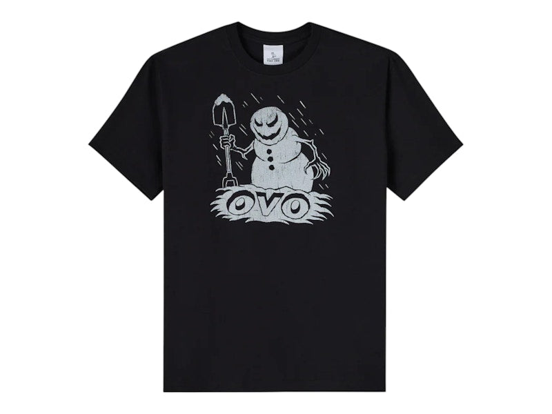 OVO Snowman T-shirt Black