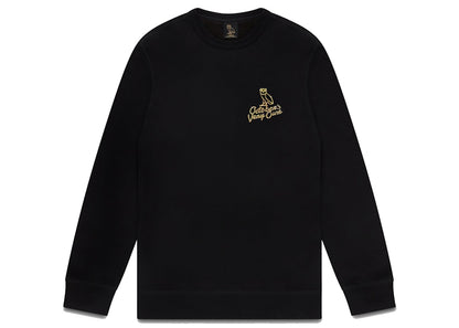 OVO Solid Gold Owl Crewneck Black