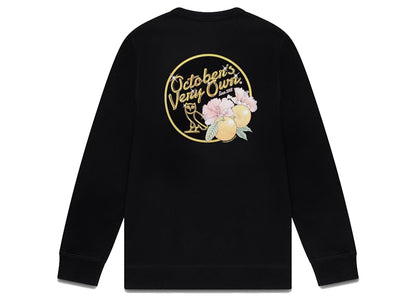 OVO Solid Gold Owl Crewneck Black