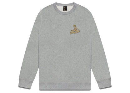 OVO Solid Gold Owl Crewneck Heather Grey
