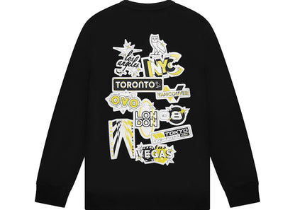 OVO Speedway Crewneck Black