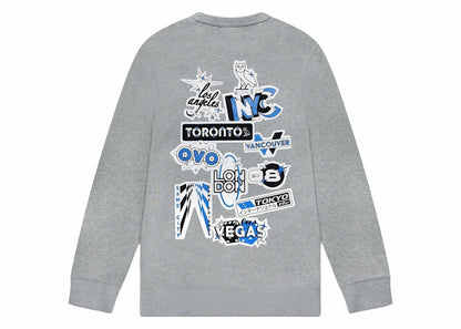 OVO Speedway Crewneck Grey