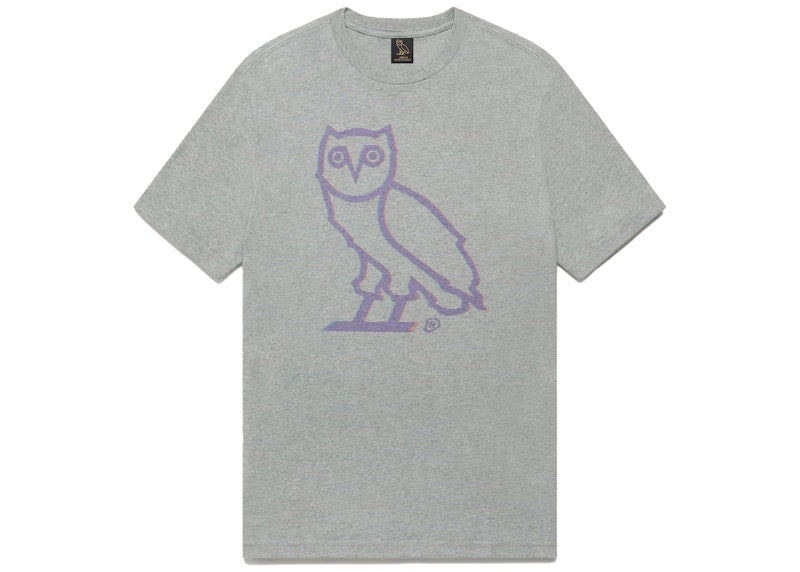 OVO Static Owl T-shirt Heather Grey