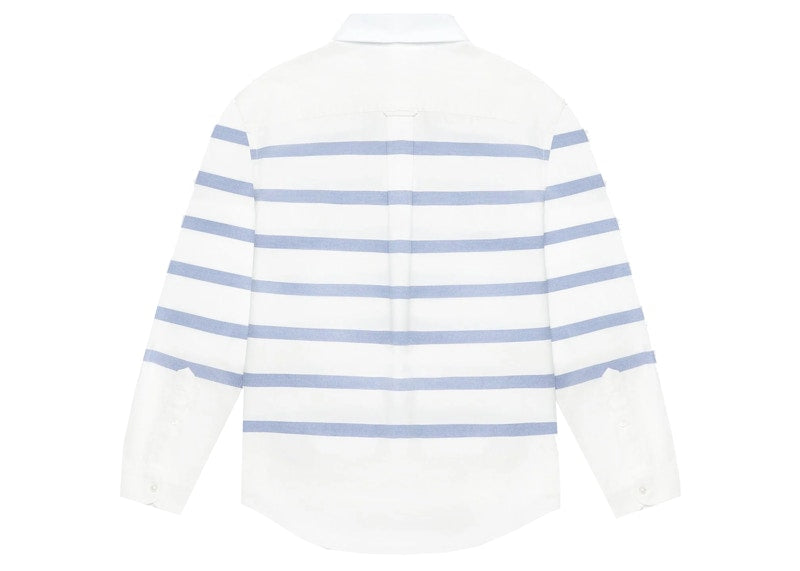 OVO Striped Oxford Rugby White/Blue