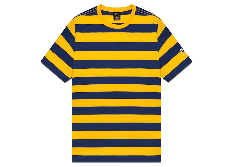 OVO Summer Stripe T-shirt Marine Blue/Sunrise