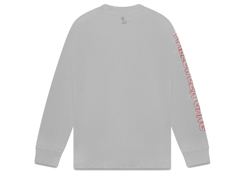 OVO Terror Longsleeve T-shirt Heather Grey