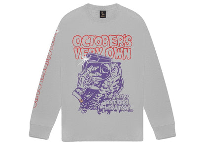 OVO Terror Longsleeve T-shirt Heather Grey