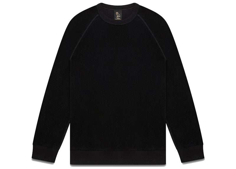 OVO Terry Cloth Crewneck Black