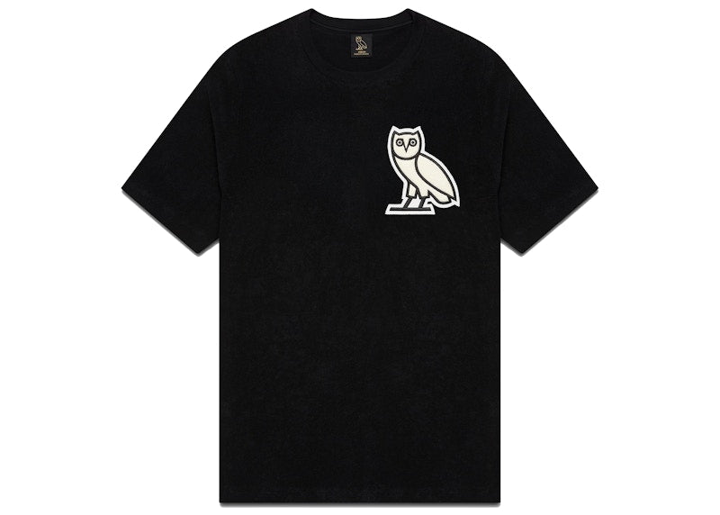OVO Terry Cloth T-shirt Black