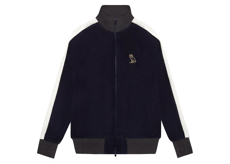 OVO Terry Cloth Track Jacket Navy