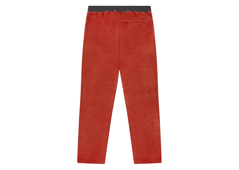 OVO Terry Cloth Track Pant Red