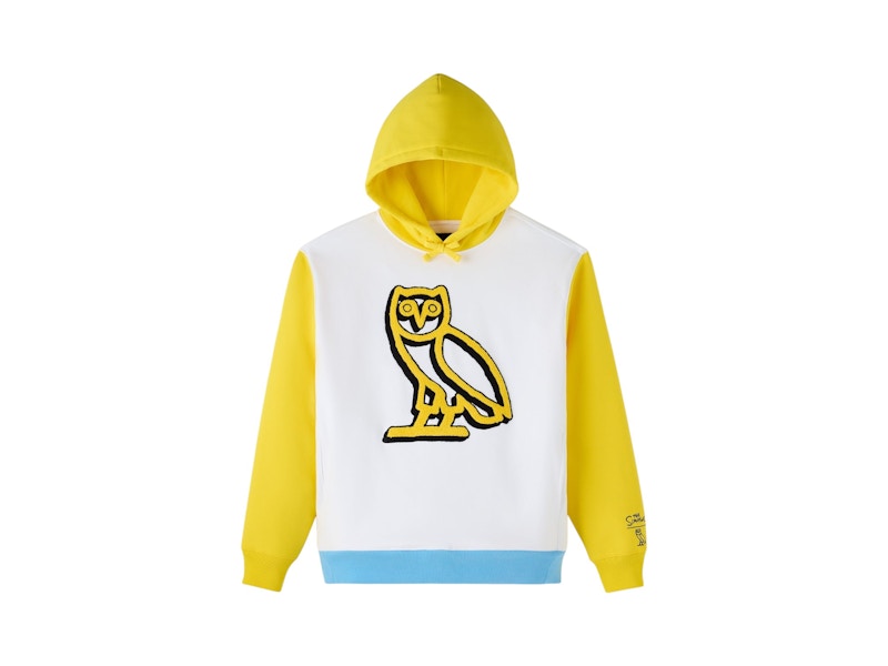 OVO The Simpsons Homer Hoodie White/Yellow