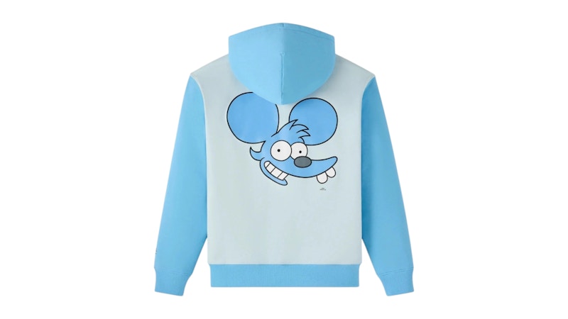 OVO The Simpsons Itchy Hoodie Light Blue