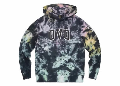 OVO Tie Dye Arch Hoodie Blue