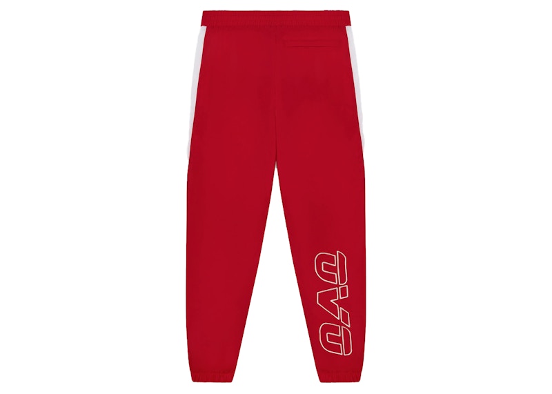 OVO Track Suit Pant White/Red