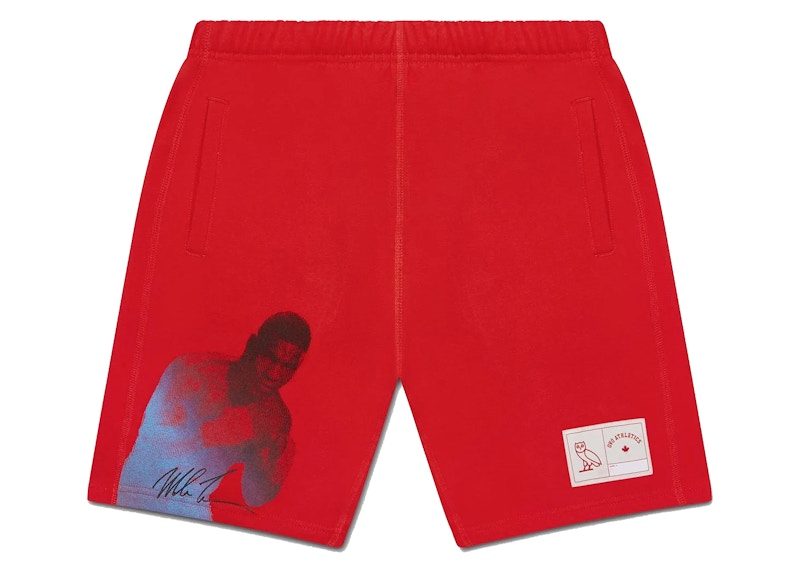 OVO Tyson Signature Sweatshort Red