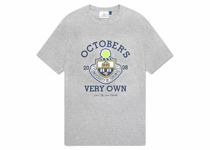 OVO U Of T Crest T-Shirt Heather Grey