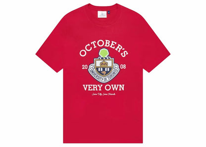 OVO U Of T Crest T-Shirt Red