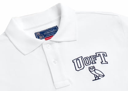 OVO U Of T Pique Polo White