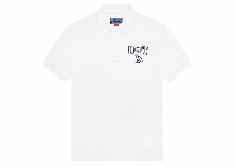 OVO U Of T Pique Polo White