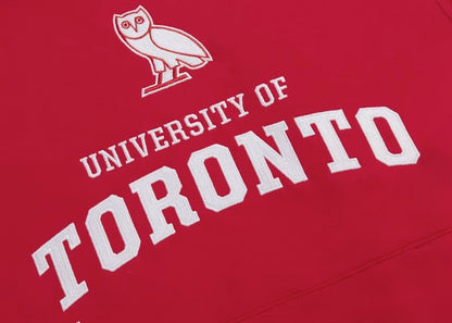 OVO U Of T University Hoodie Red