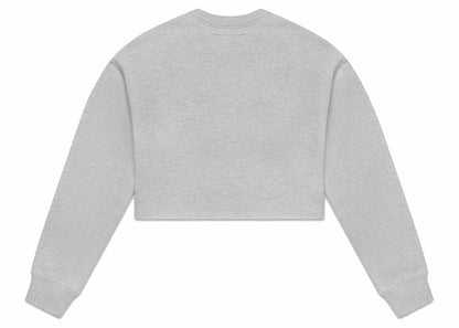OVO U Of T Womens Cropped Crew Heather Grey